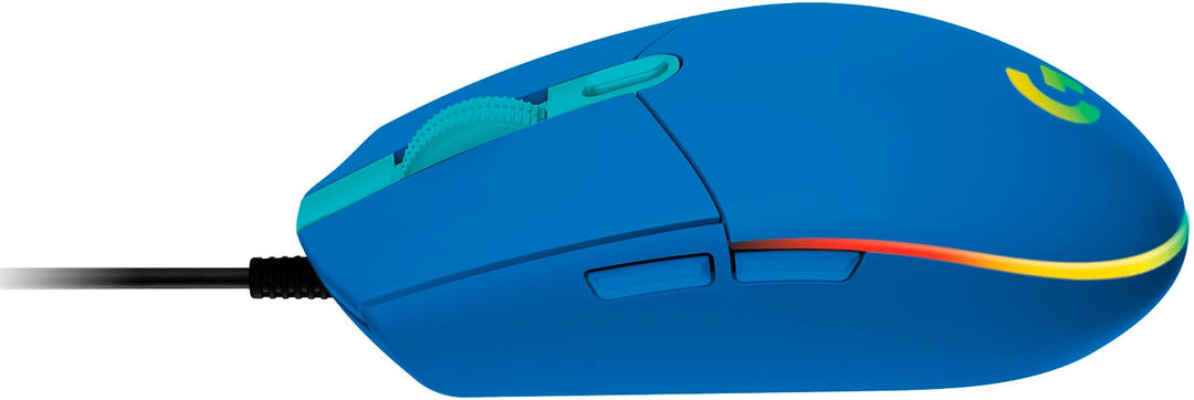 Logitech - G203 LIGHTSYNC Wired Optical Gaming Mouse with 8,000 DPI sensor - Blue_7