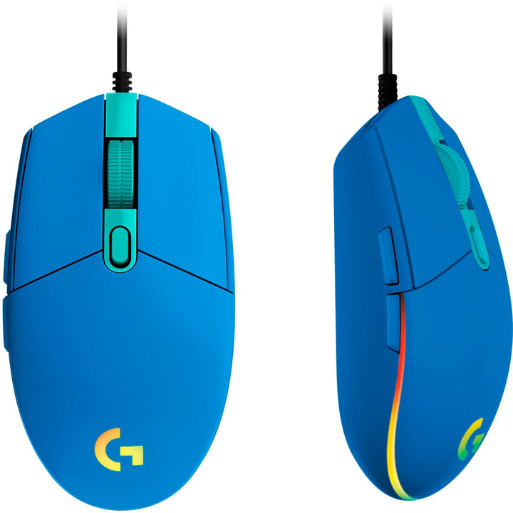 Logitech - G203 LIGHTSYNC Wired Optical Gaming Mouse with 8,000 DPI sensor - Blue_2