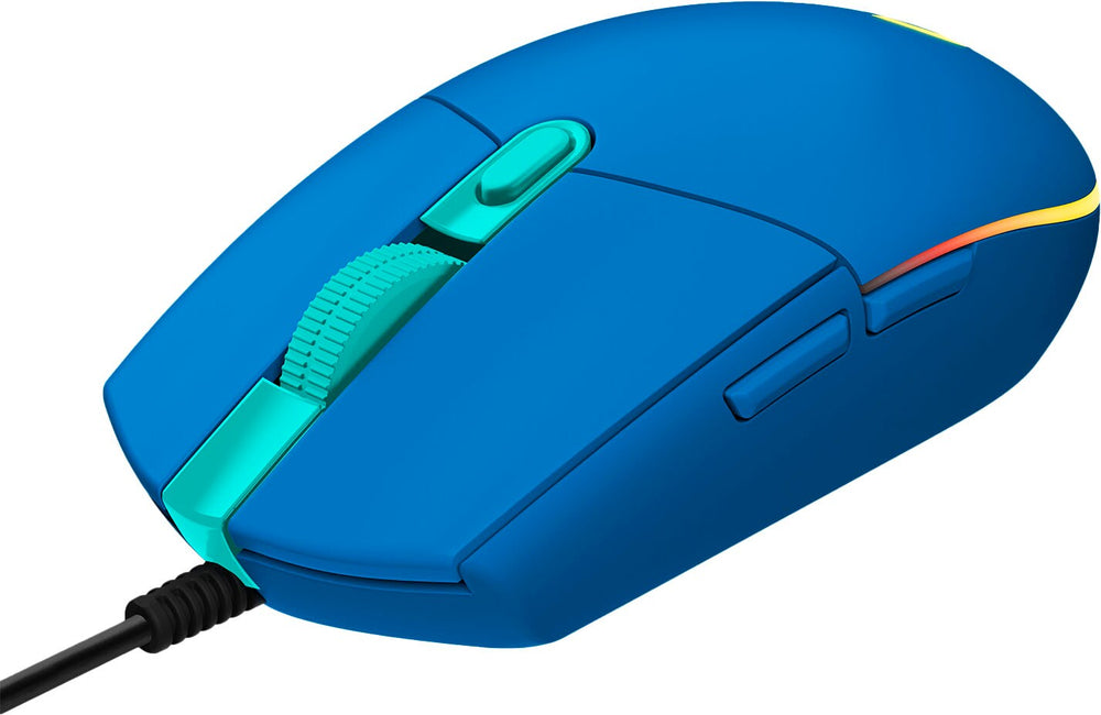 Logitech - G203 LIGHTSYNC Wired Optical Gaming Mouse with 8,000 DPI sensor - Blue_1