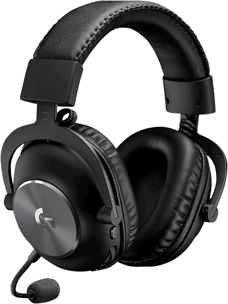 Logitech - G PRO X Wireless DTS Headphone:X 2.0 Over-the-Ear Gaming Headset for Windows with Blue VO!CE Mic Filter Tech - Black_1