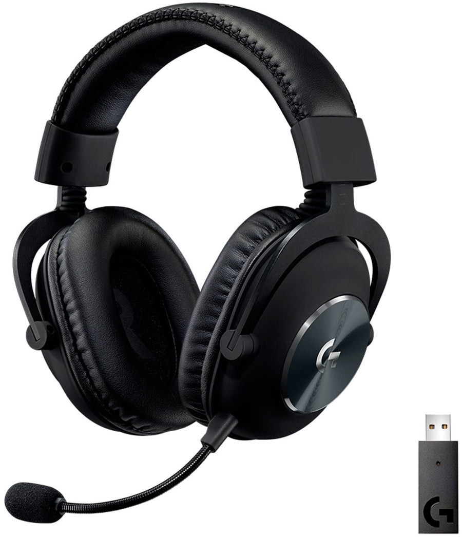Logitech - G PRO X Wireless DTS Headphone:X 2.0 Over-the-Ear Gaming Headset for Windows with Blue VO!CE Mic Filter Tech - Black_0