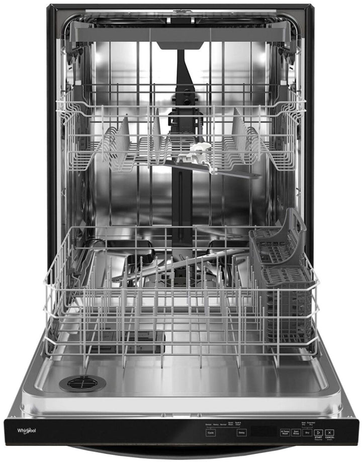 Whirlpool - 24" Top Control Built-In Dishwasher with Stainless Steel Tub, Large Capacity, 3rd Rack, 47 dBA - Black stainless steel_15