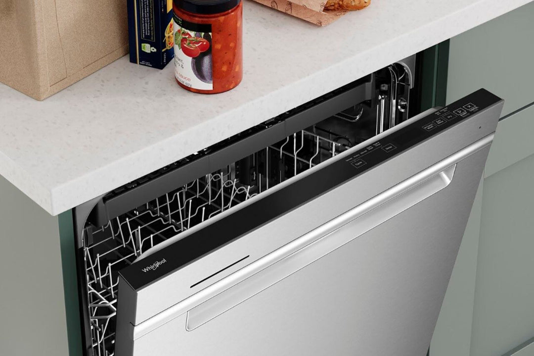Whirlpool - 24" Top Control Built-In Dishwasher with Stainless Steel Tub, Large Capacity, 3rd Rack, 47 dBA - Stainless steel_17