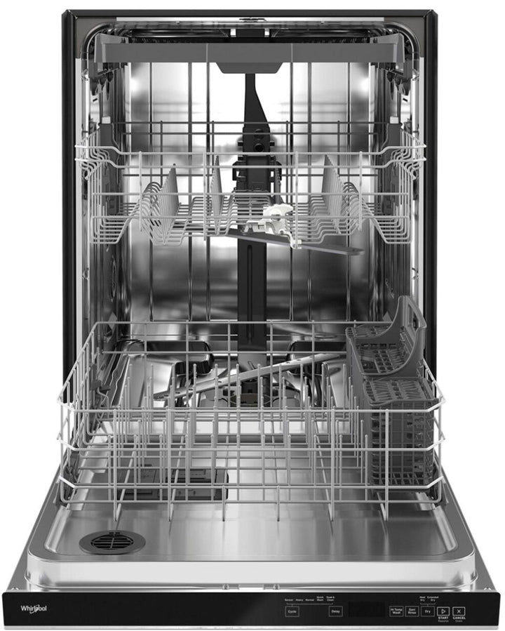 Whirlpool - 24" Top Control Built-In Dishwasher with Stainless Steel Tub, Large Capacity, 3rd Rack, 47 dBA - Stainless steel_11