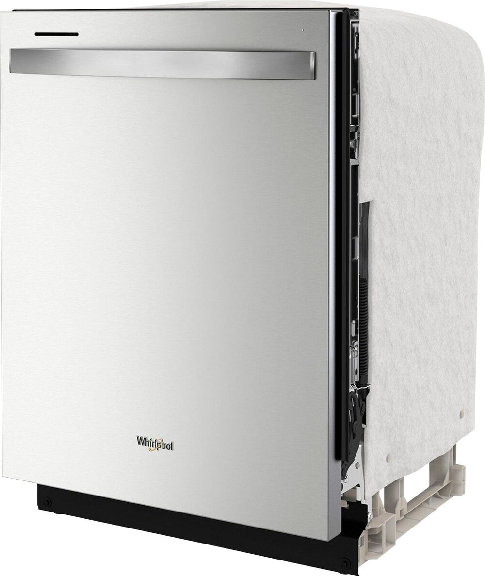 Whirlpool - 24" Top Control Built-In Dishwasher with Stainless Steel Tub, Large Capacity, 3rd Rack, 47 dBA - Stainless steel_1