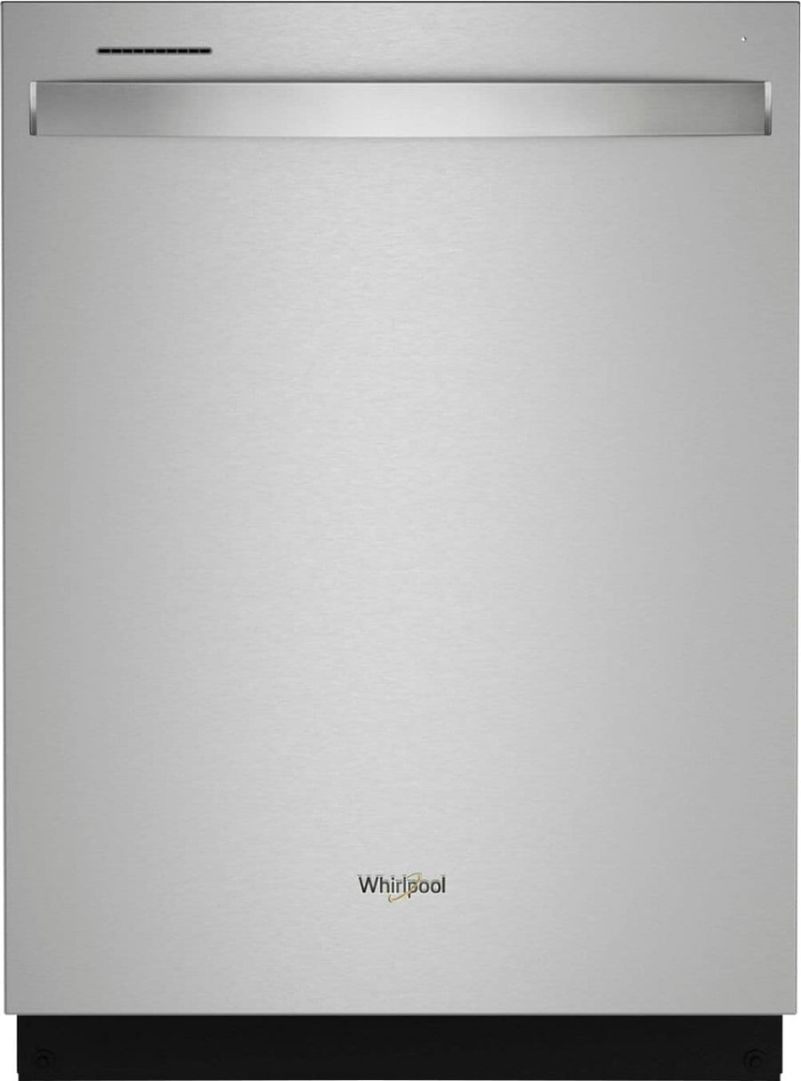 Whirlpool - 24" Top Control Built-In Dishwasher with Stainless Steel Tub, Large Capacity, 3rd Rack, 47 dBA - Stainless steel_0