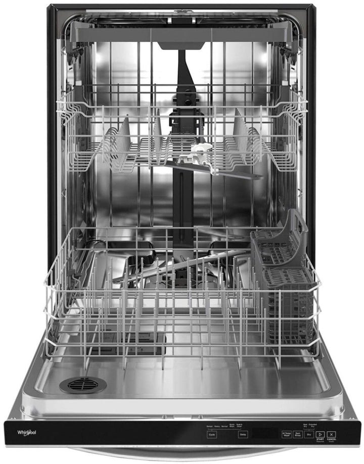 Whirlpool - 24" Top Control Built-In Dishwasher with Stainless Steel Tub, Large Capacity, 3rd Rack, 47 dBA - Stainless steel_14