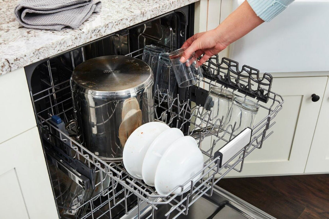 Maytag - 24" Front Control Built-In Dishwasher with Stainless Steel Tub, Dual Power Filtration, 50 dBA - Stainless steel_25