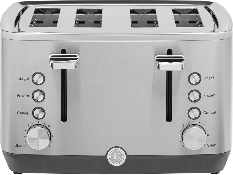GE - 4-Slice Toaster - Stainless Steel_0