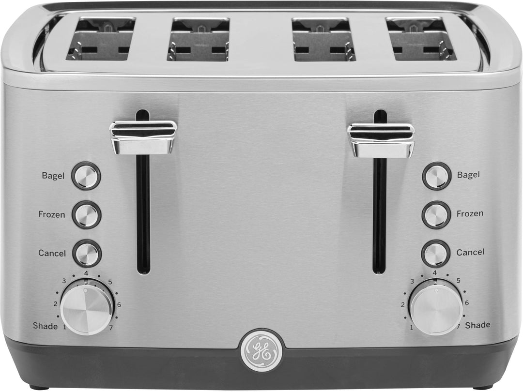 GE - 4-Slice Toaster - Stainless Steel_0
