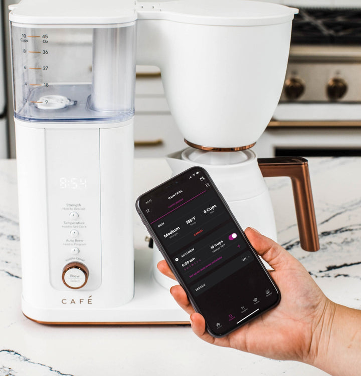 Café - Smart Drip 10-Cup Coffee Maker with Wi-Fi - Matte White_21