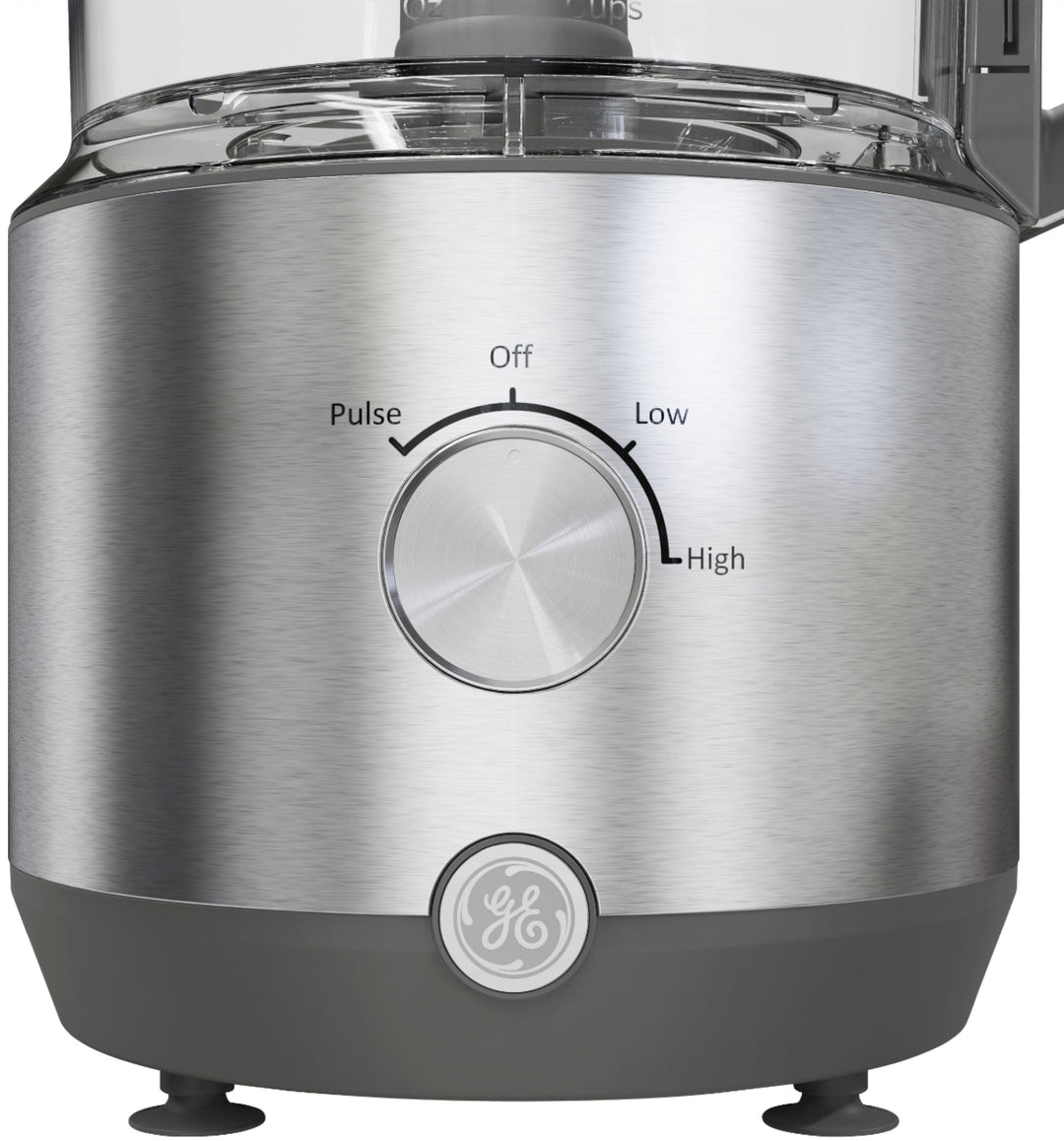 GE - 12-Cup Food Processor with Accessories - Stainless Steel_22