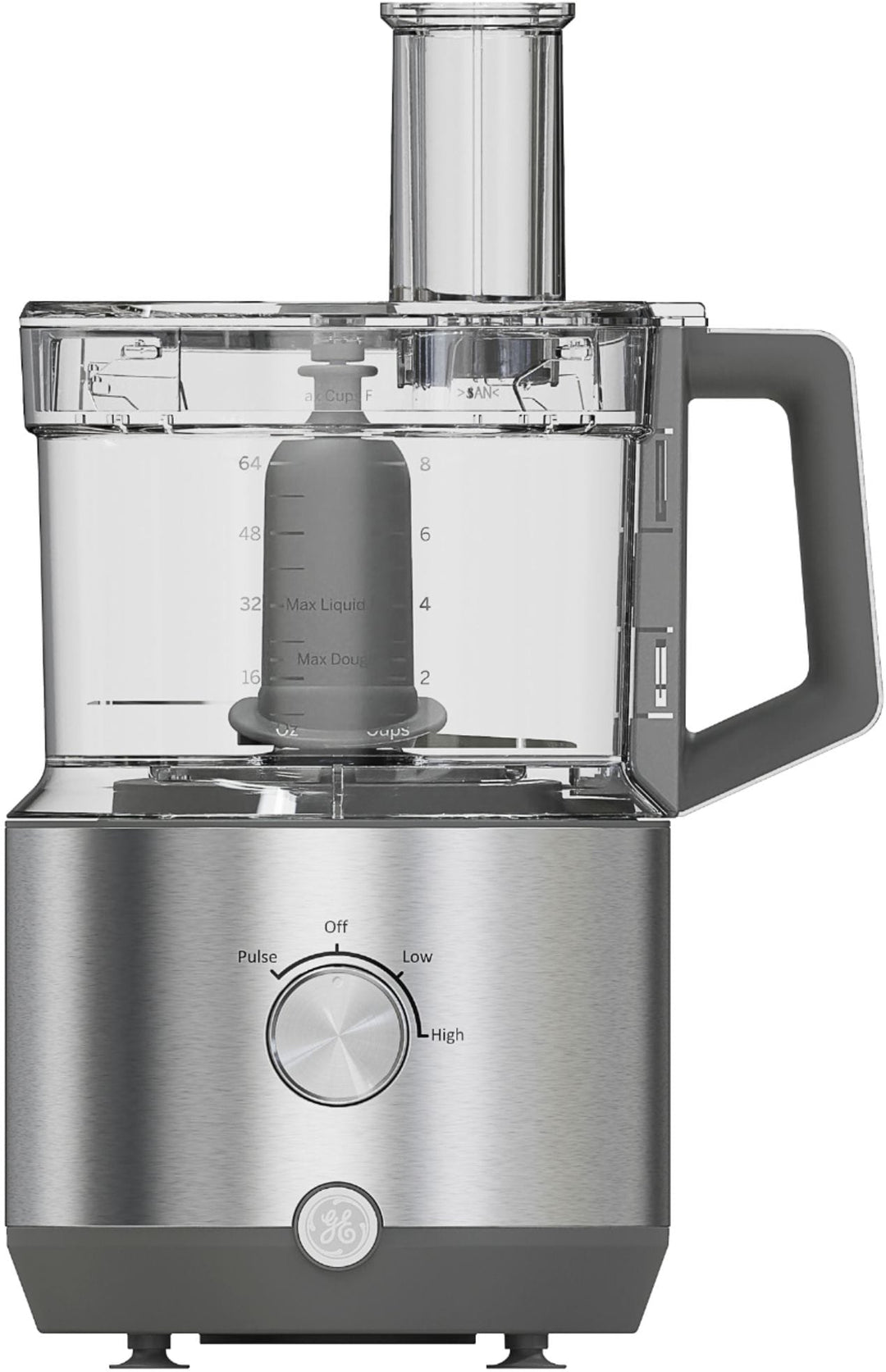 GE - 12-Cup Food Processor with Accessories - Stainless Steel_9