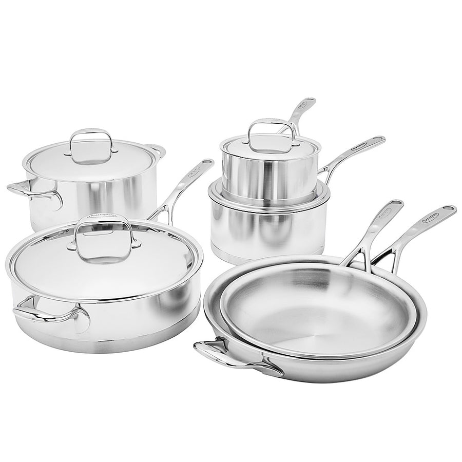 Demeyere - Atlantis 10-pc Stainless Steel Cookware Set - Silver_0