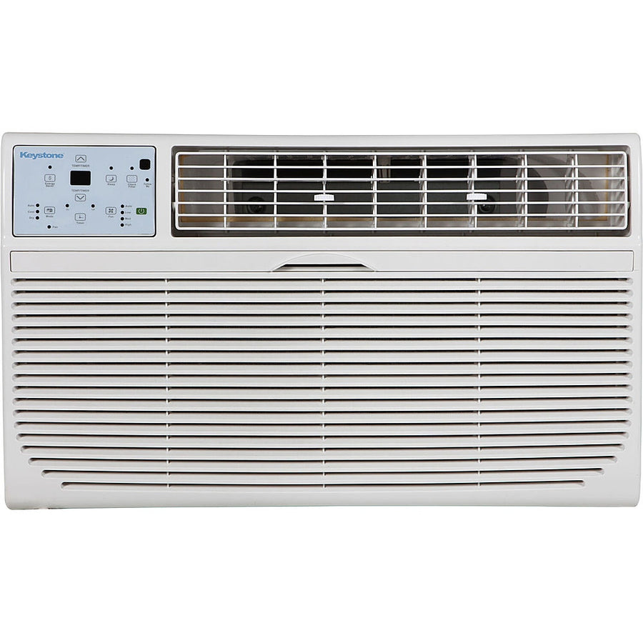 Keystone - Energy Star 8,000 BTU 115V Through-the-Wall Air Conditioner with Follow Me LCD Remote Control - White_0