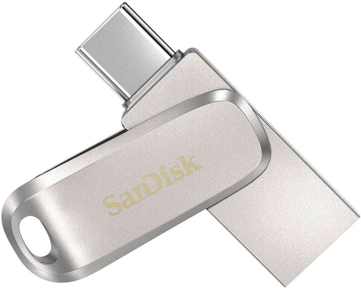 SanDisk - Ultra Dual Drive Luxe 1TB USB 3.1, USB Type-C Flash Drive - Silver_9