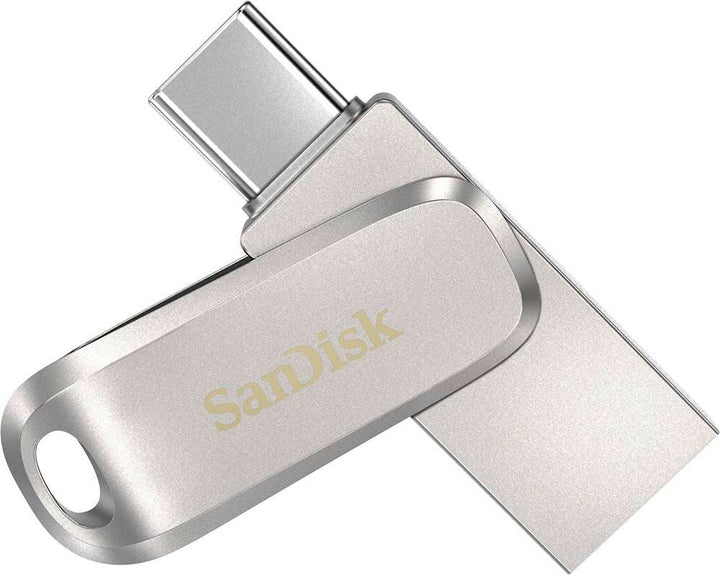 SanDisk - Ultra Dual Drive Luxe 256GB USB 3.1, USB Type-C Flash Drive - Silver_7