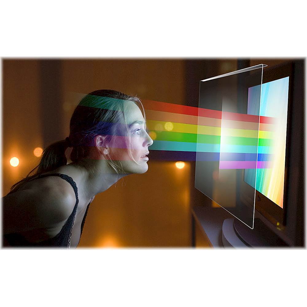 SaharaCase - Anti-Blue Light TV Screen Protector for Most 75" TVs - Clear_2