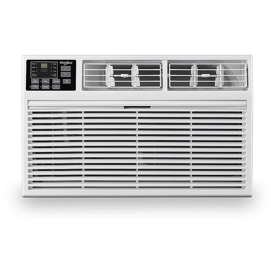 Whirlpool - Energy Star 450 Sq. Ft 10,000 BTU 115V Through-the-Wall Air Conditioner with Remote Control - White_0