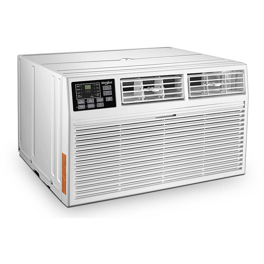 Whirlpool - 14,000 BTU 230V Through-the-Wall Air Conditioner with 10,600 BTU Supplemental Heating - White_1