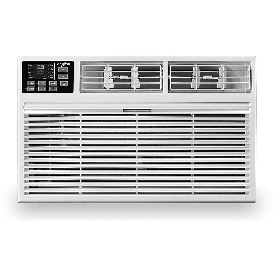 Whirlpool - 14,000 BTU 230V Through-the-Wall Air Conditioner with 10,600 BTU Supplemental Heating - White_0