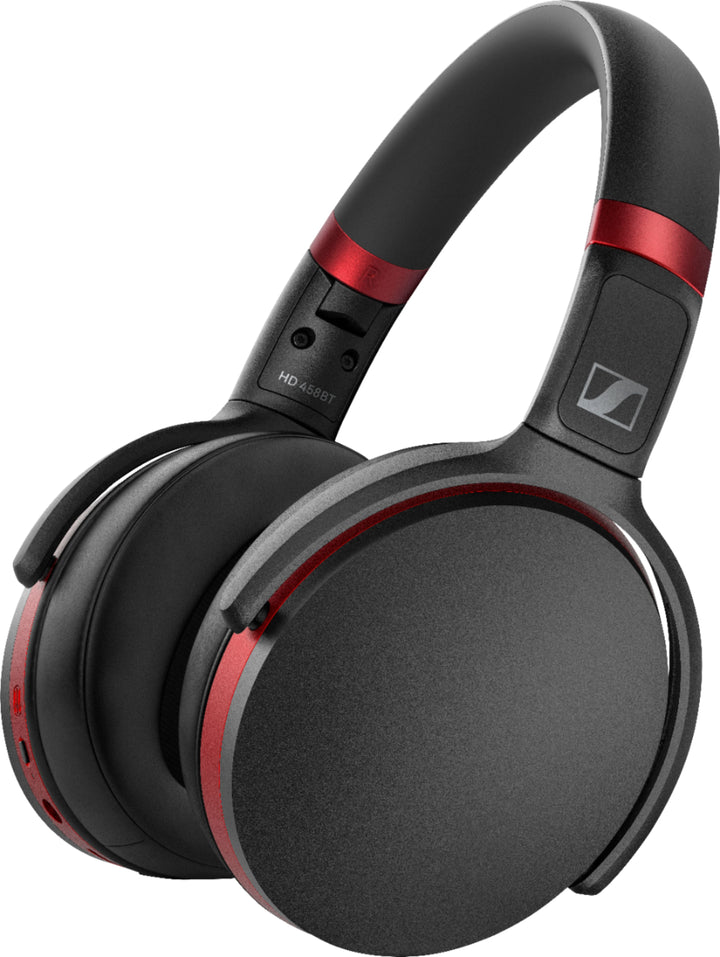 Sennheiser - HD 458BT Wireless Noise Cancelling Headphones (HD 458BT Exclusive) - Black/Red_0