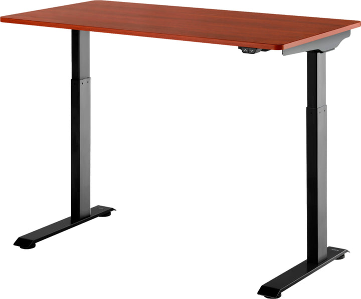 Insignia™ - Adjustable Standing Desk with Electronic Control - 47.2" - Mahogany_1