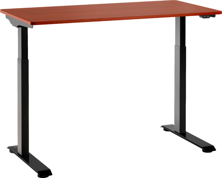 Insignia™ - Adjustable Standing Desk with Electronic Control - 47.2" - Mahogany_2