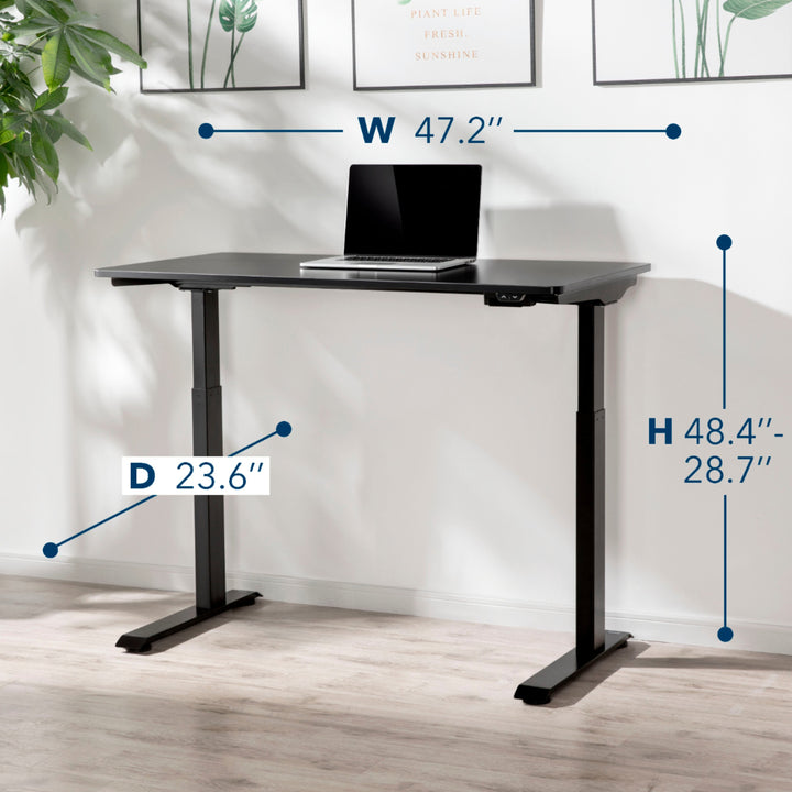 Insignia™ - Adjustable Standing Desk with Electronic Control - 47.2" - Black_8