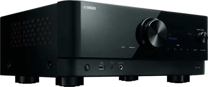 Yamaha - RX-V4A 5.2-channel AV Receiver with 8K HDMI and MusicCast - Black_1