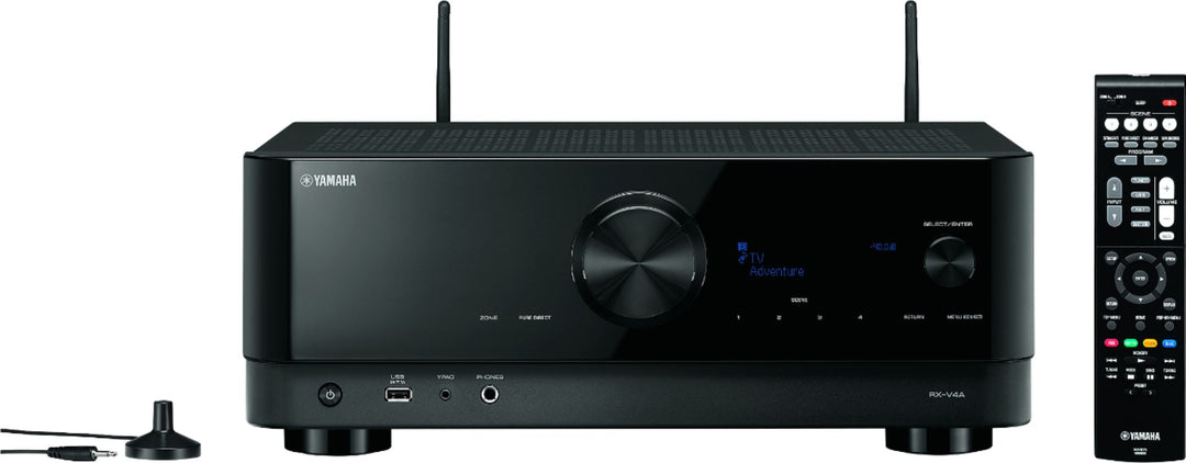 Yamaha - RX-V4A 5.2-channel AV Receiver with 8K HDMI and MusicCast - Black_5