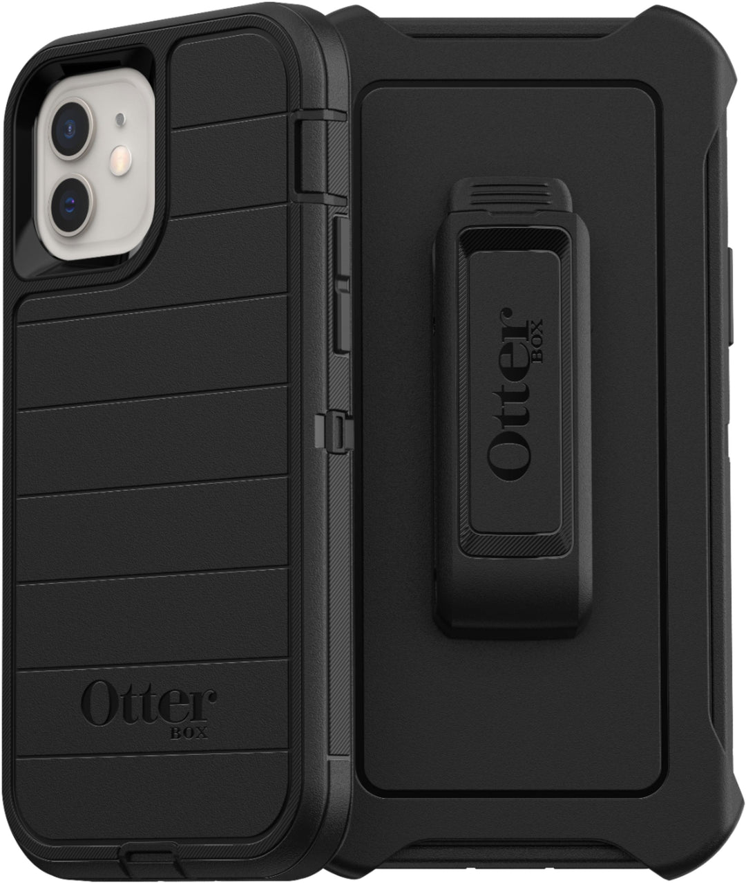 OtterBox - Defender Series Pro for Apple® iPhone® 12 and iPhone 12 Pro - Black_1