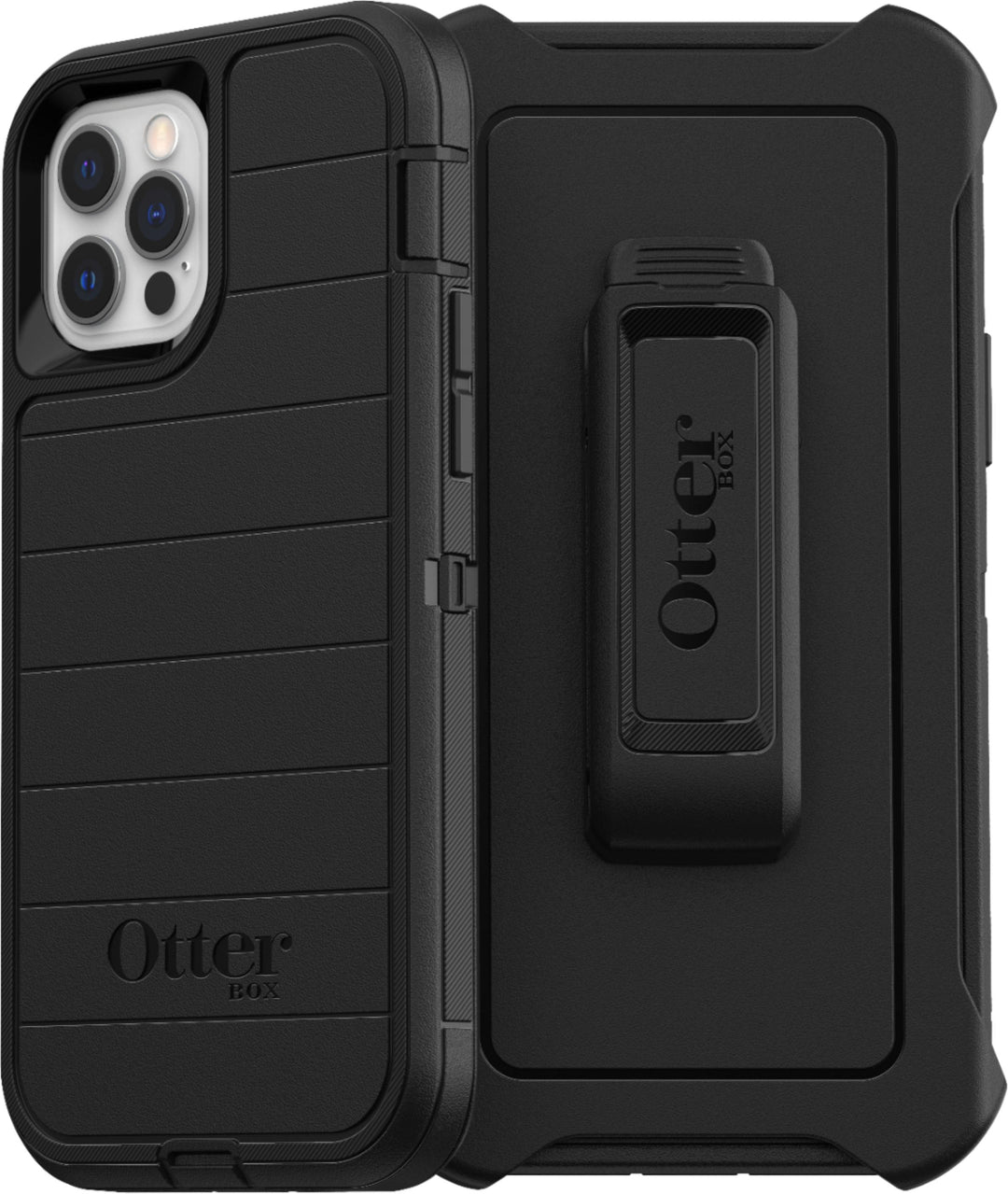 OtterBox - Defender Series Pro for Apple® iPhone® 12 and iPhone 12 Pro - Black_6