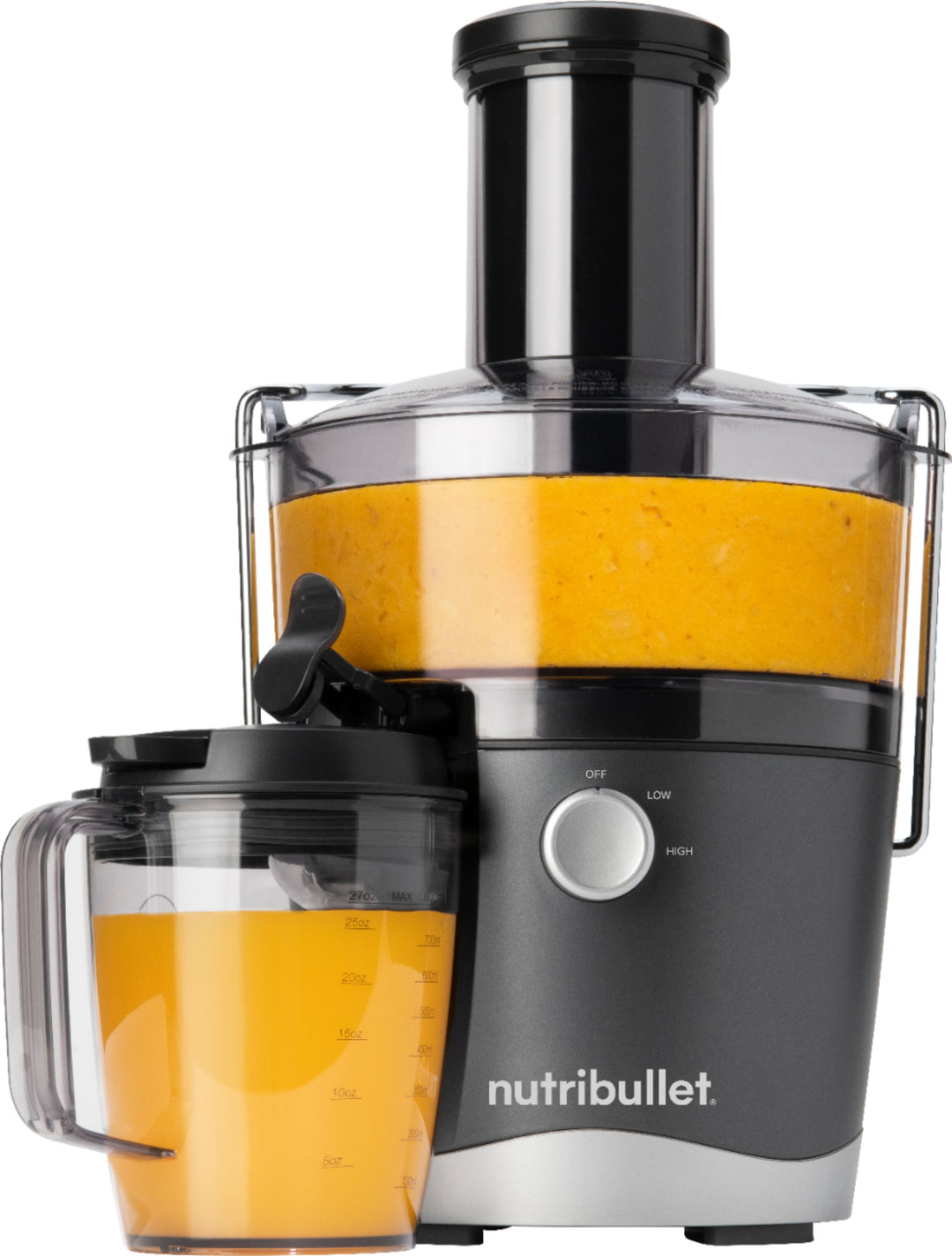 NutriBullet - Juicer with 27oz Juice Pitcher - Gray_6