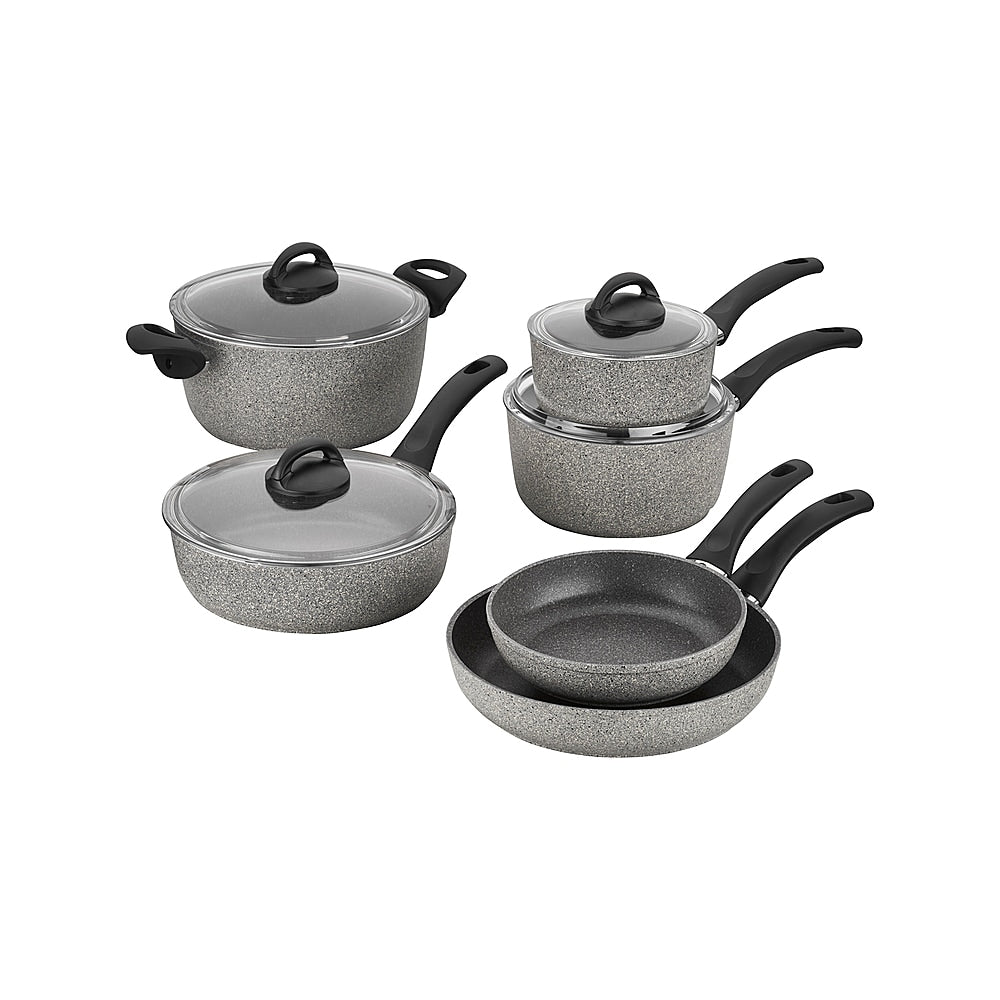 Ballarini - Parma Forged Aluminum 10-pc Nonstick Cookware Set - Grey_2