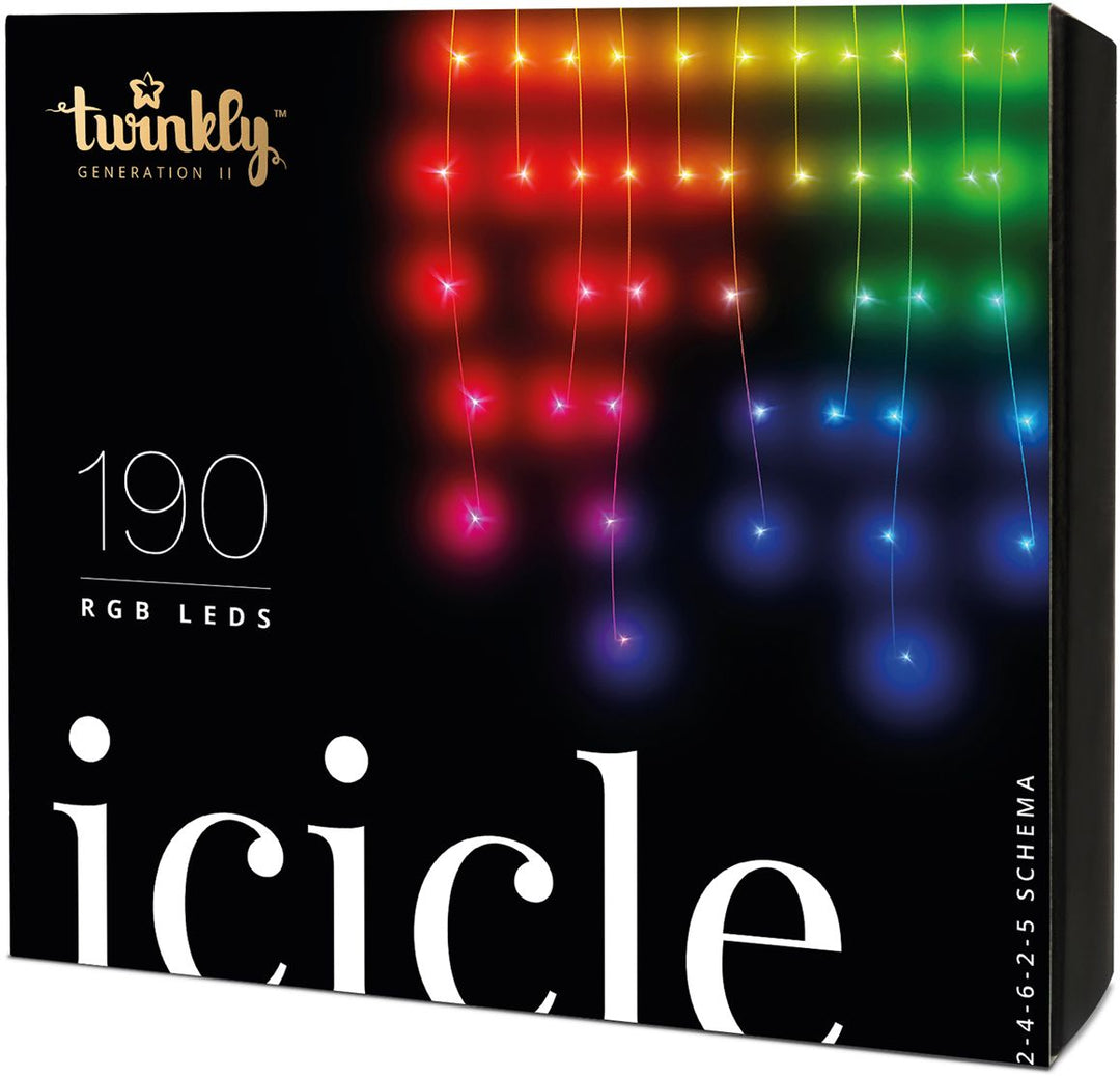Twinkly - Smart Icicle Lights LED 190 RGB  Generation II_7