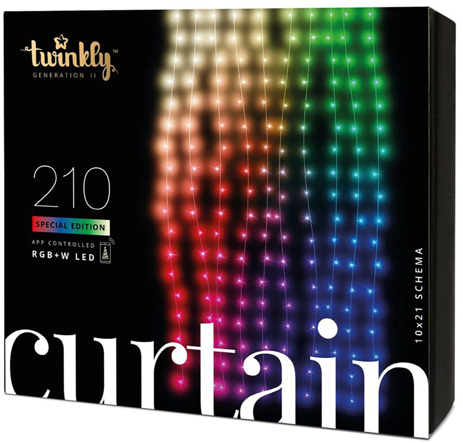 Twinkly - Smart Light Curtain 210 RGB + LED Generation II - White_0