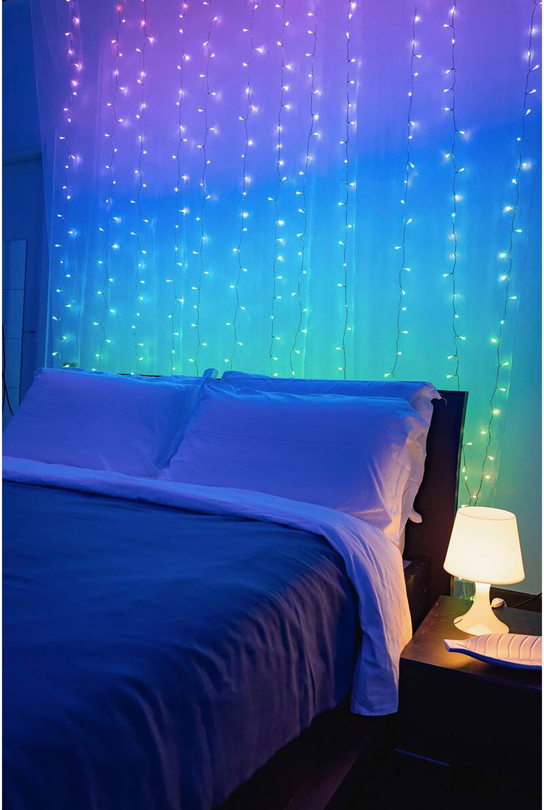 Twinkly - Smart Light Curtain 210 RGB + LED Generation II - White_3
