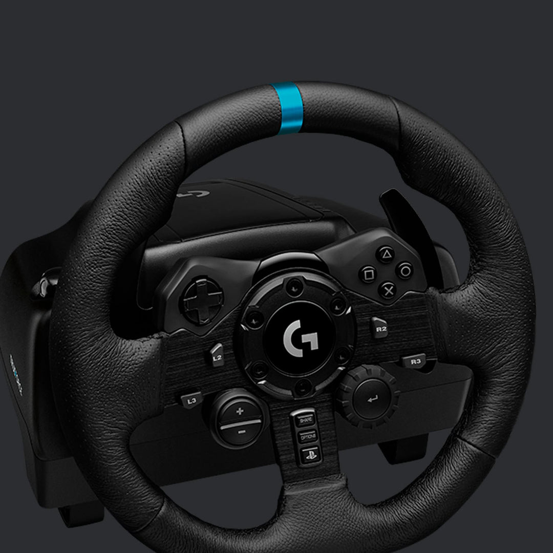 Logitech - G923 Racing Wheel and Pedals for PS5, PS4 and PC - Black_11