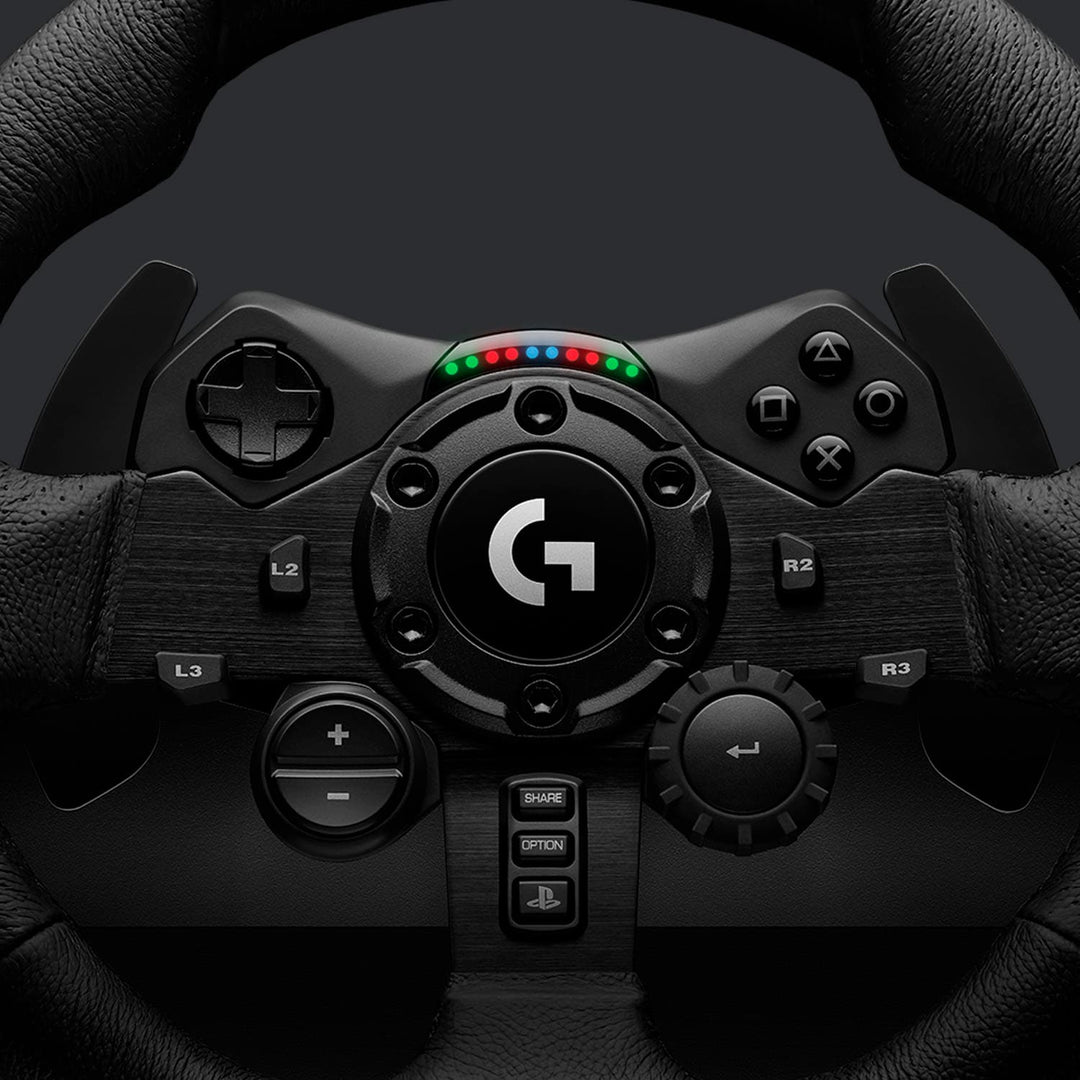 Logitech - G923 Racing Wheel and Pedals for PS5, PS4 and PC - Black_9