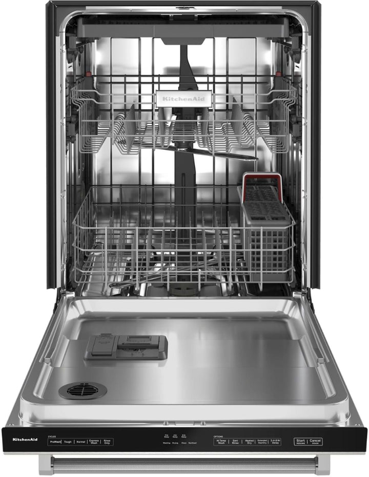KitchenAid - 24" Top Control Built-In Dishwasher with Stainless Steel Tub, PrintShield Finish, 3rd Rack, 39 dBA - Stainless Steel with PrintShield Finish_9