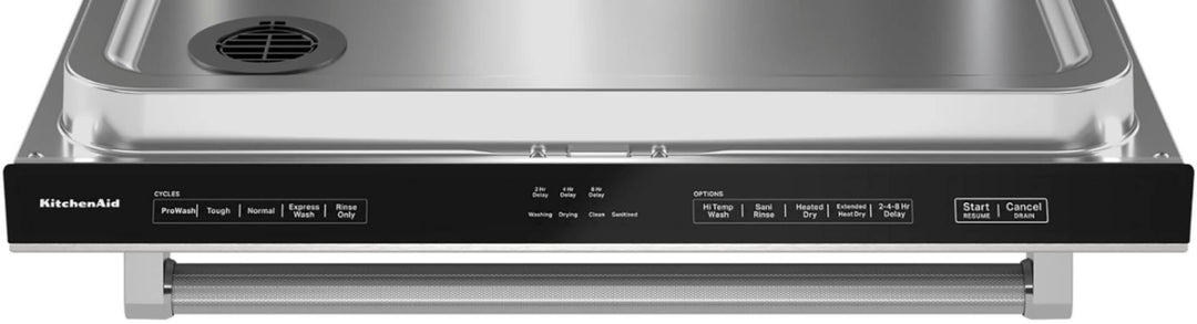 KitchenAid - 24" Top Control Built-In Dishwasher with Stainless Steel Tub, PrintShield Finish, 3rd Rack, 39 dBA - Stainless Steel with PrintShield Finish_5
