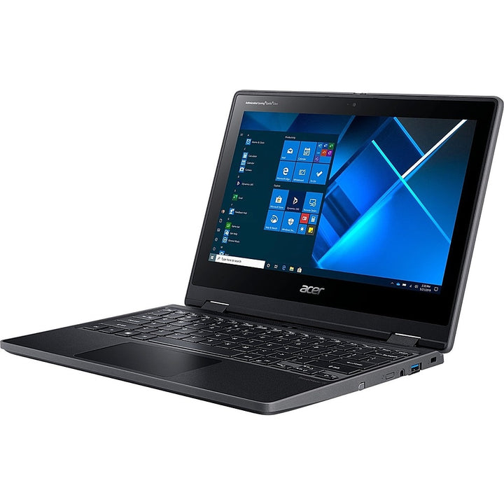 Acer - TravelMate Spin B3 B311RN-31 11.6" Laptop - Intel Celeron - 4 GB Memory - 128 GB eMMC - Shale Black_8