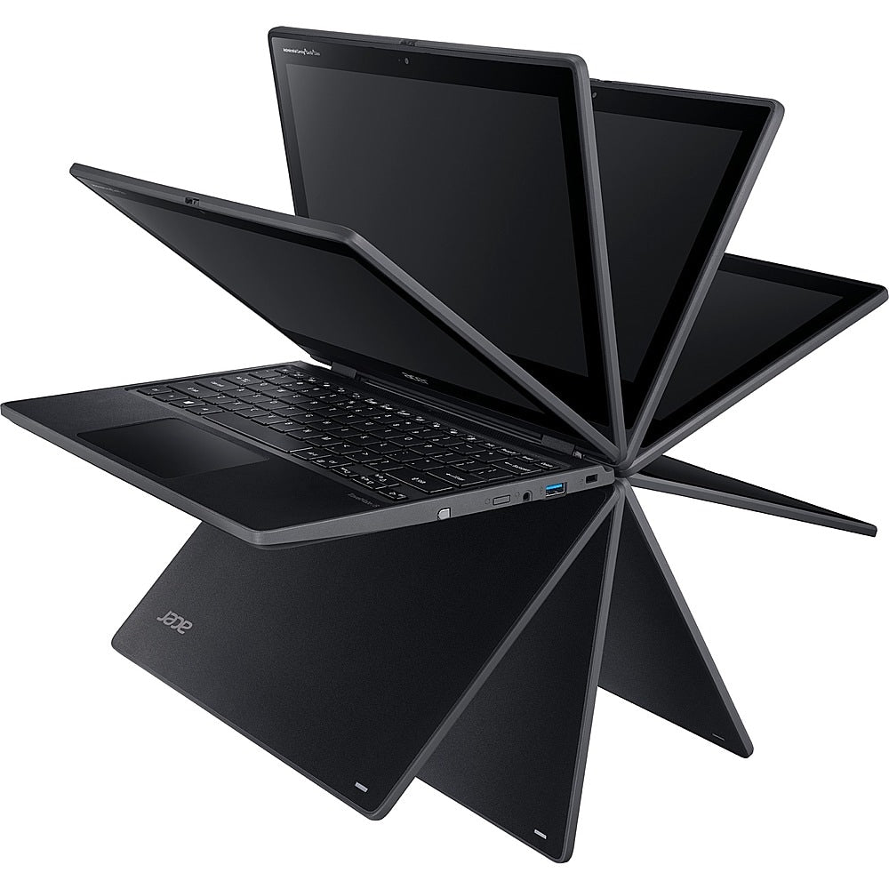 Acer - TravelMate Spin B3 B311RN-31 11.6" Laptop - Intel Celeron - 4 GB Memory - 128 GB eMMC - Shale Black_6