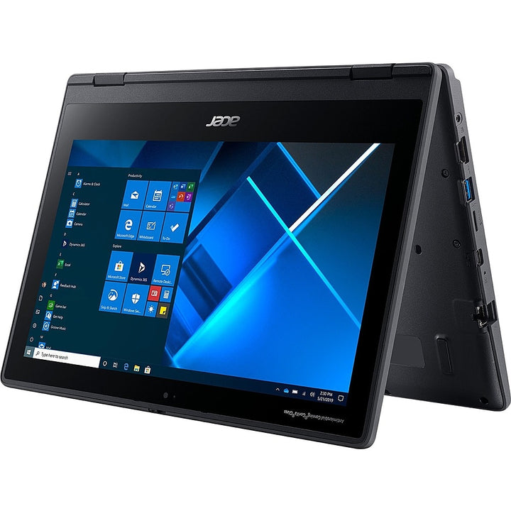 Acer - TravelMate Spin B3 B311RN-31 11.6" Laptop - Intel Celeron - 4 GB Memory - 128 GB eMMC - Shale Black_3