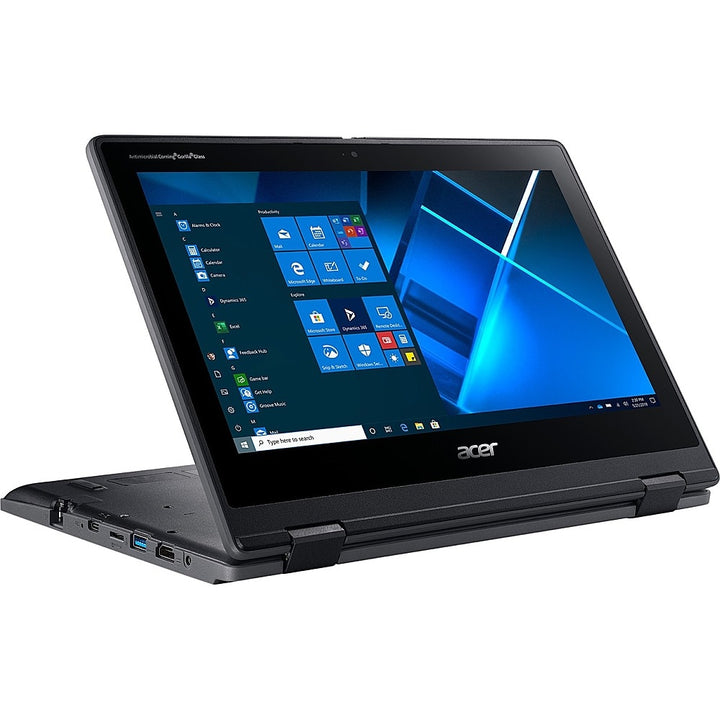 Acer - TravelMate Spin B3 B311RN-31 11.6" Laptop - Intel Celeron - 4 GB Memory - 128 GB eMMC - Shale Black_14