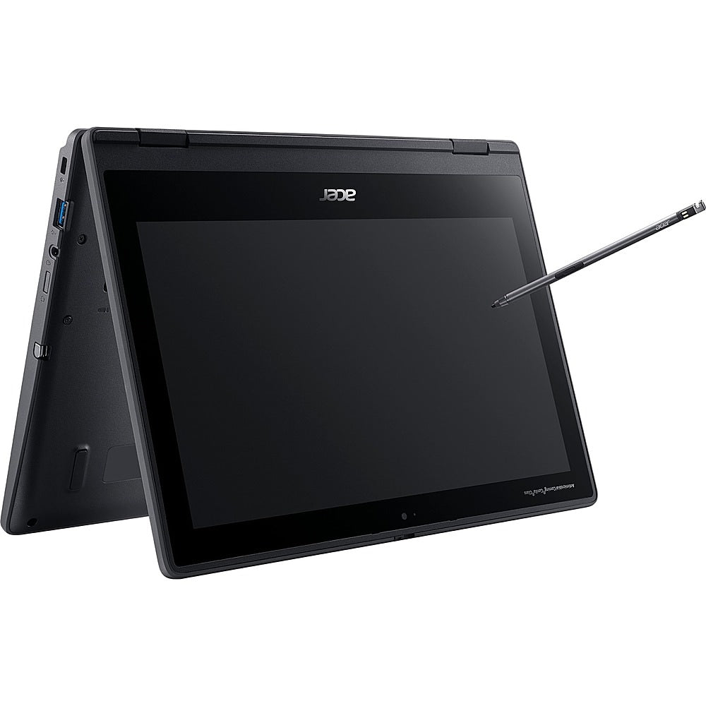 Acer - TravelMate Spin B3 B311RN-31 11.6" Laptop - Intel Celeron - 4 GB Memory - 128 GB eMMC - Shale Black_12