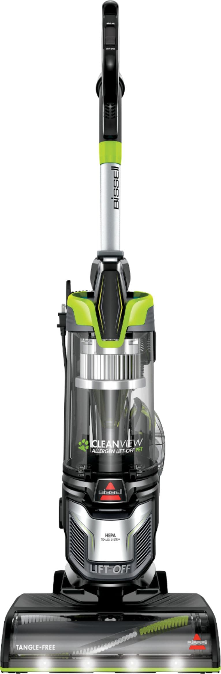 BISSELL - CleanView Allergen Lift-Off Pet Vacuum - Black/ Electric Green_0