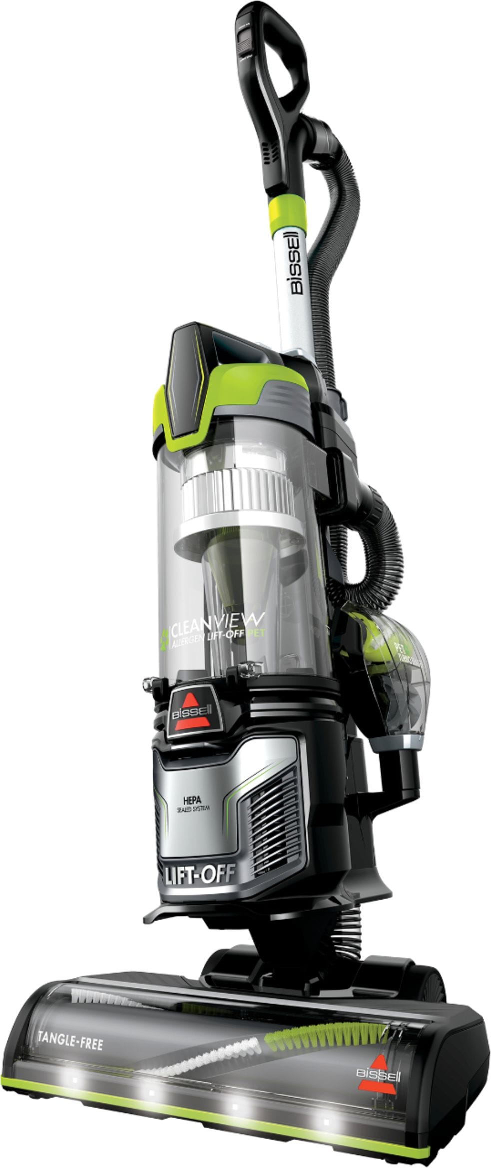 BISSELL - CleanView Allergen Lift-Off Pet Vacuum - Black/ Electric Green_2
