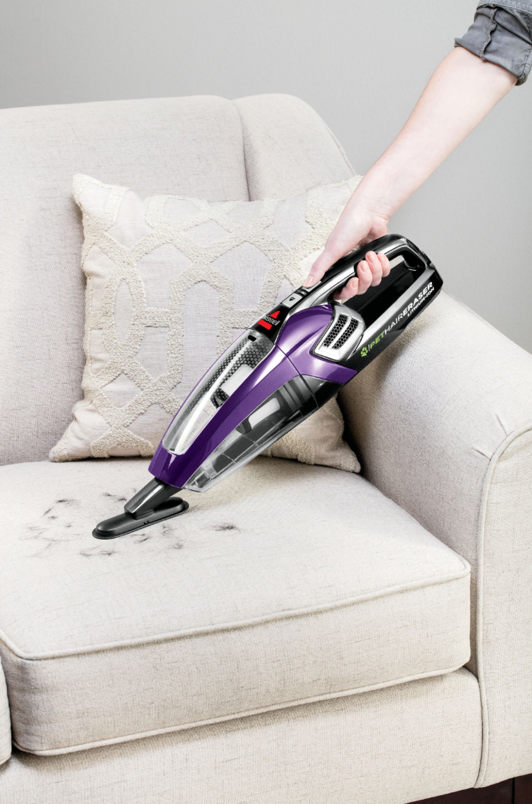 BISSELL - Pet Hair Eraser® Lithium Ion Hand Vacuum - GrapeVine Purple & Black Accents_5